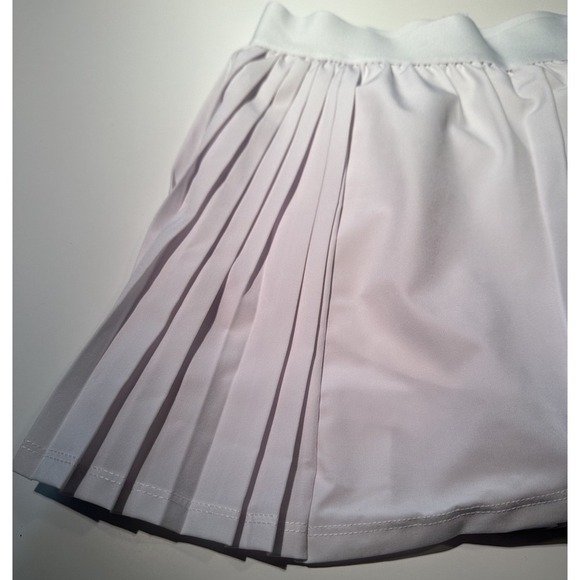 Forever 21 Womens Active White Pleated Skirt/Skort SZ M - Picture 2 of 10